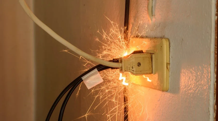 short-circuit-causing-sparking-caused-substandard-electrical-appliances-therefore-causing-damage-danger-short-circuit-205116170